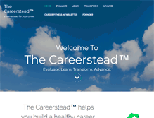 Tablet Screenshot of careerfitness.com